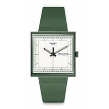Image of Swatch WHAT IF…GREEN? Wristwatch SO34G700