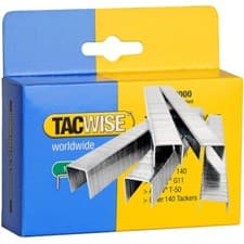 Image of Tacwise Type 140 Series Staples Galvanised Finish 10.6mm Crown Width