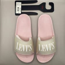 Image of Levi's June Batwing Slide Sandals Womens Light Pink - UK6/US7.5/EU39 - New