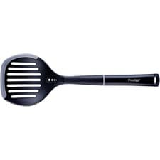 Image of Prestige 2 in 1 Kitchen Tools Skimmer Grey Cooking Utensil with Silicone Edge