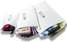 Image of Genuine Jiffy Airkaft Padded Bubble Envelopes Bags - GOLD & WHITE