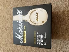 Image of Marshall Monitor III A.N.C Headphones, Cream, BRAND NEW IN BOX