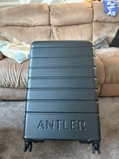 Image of Antler Large Hard Shell Black Suitcase RP £300.00 BNWT