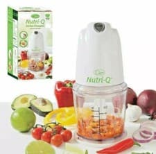 Image of Nutri-Q 260W Mini Food Chopper & Processor with 0.5L Bowl 2 Speeds & Turbo Boost