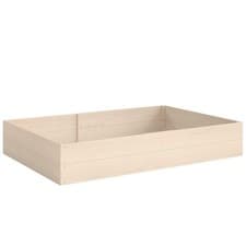Image of Wooden Raised Bed for Garden, 620L Extra Large Raised Garden Bed with Open Botto