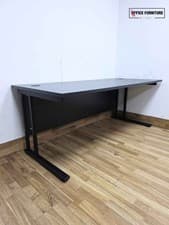 Image of *DELIVERY AVAILABLE* Brand New Black Office Desk (160x80cm/180x80cm) Table Work