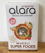 Image of Alara Organic Muesli Super Foods 500g - 4 Pack