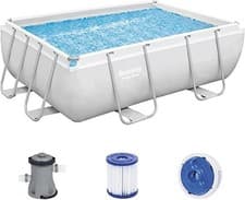 Image of Above Ground Swimming Pool Set Bestway Power Steel 2.82m x 1.96m Rectangular