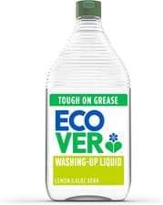 Image of Ecover Washing Up Liquid 950ml Lemon Aloe Tough on Grease Eco Dish Soap UK