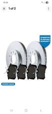 Image of Front Brake Discs & Pads Braking Kit Fits Citroen Peugeot DS Opel Vauxhall