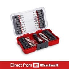 Image of Einhell Premium Drill Driver Bit Set 33 Pieces 50mm Universal M-CASE KWB E6.3