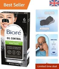 Image of Biore Charcoal Pore Strips - Pack of 6