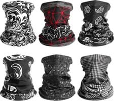 Image of 6 X Snoods Buffs Bandana Multifunctional Dust Sun Wind Cycling Sports Motorcycle
