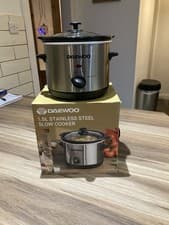 Image of Daewoo 1.5 L Compact Slow Cooker - Silver