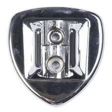 Image of Croydex Amalfi Simple Wall Bracket for Shower Head Handset - Chrome
