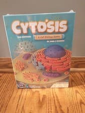 Image of Cytosis 2nd Edition - A Cell Biology Game By John J. Coveyou Complete Board game