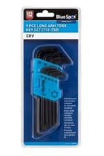 Image of Blue Spot 15305 Long Arm Torx Key Set T10-T50 9 Piece