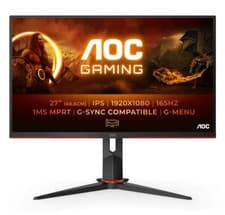 Image of AOC 27 Inch Gaming Monitor 27G2SPAE/BK LCD Full HD 1080p 165Hz 1ms Black