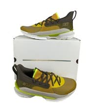 Image of NEW Under Armour Curry 7 "Our History" Zeppelin Yellow Mens Size 8 3021258-701