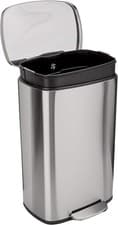 Image of Bathroom Kitchen Trash Can Soft-Close Foot Pedal Stainless Steel Bin|Office|Home