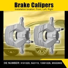 Image of 2PC BRAKE CALIPER 3101220 FOR VAUXHALL ZAFIRA/Mk/III CHEVROLET TRAX ORLANDO 1.6L