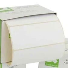 Image of 250 SELF-ADHESIVE ADDRESS LABELS ON A ROLL  - 89x36MM - WHITE - Q CONNECT