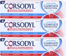 Image of Corsodyl Complete Protection Extra Fresh Toothpaste 75ml X 3