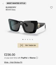Image of BURBERRY SUNGLASSES