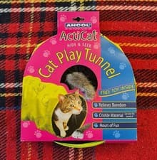 Image of Ancol Cat Play Tunnel Toy + FREE Catnip Mouse Toy - RRP £16