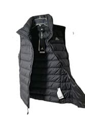Image of Adidas Vest Jacket Womens XS Black ToDown Lining Down Sleeveless Pockets NEW