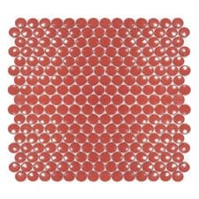 Image of Penny Round Mosaic Tile Porcelain Wall Floor Gloss Matte White Black Bathroom
