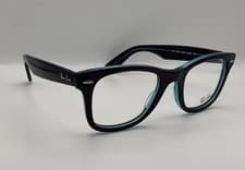 Image of Rayban Wayfarer Ease RB 4340V 8366 Brown on Blue 50mm Glasses Frames New Colour!