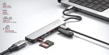 Image of LINQ 7in1 Pro USB-C 10Gbps Multiport Hub with 4K HDMI and Card Reader