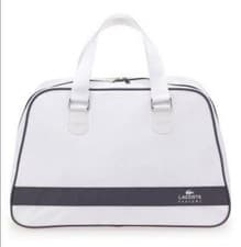 Image of Lacoste Parfums Duffle Bag White Gym Weekend Travel Bag BNWT