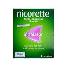 Image of Nicorette Inhalator Starter Pack 15mg 4 Cartridges Smoking cessation