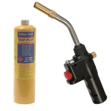 Image of Quick Pro Auto Power Gas Blow Torch Welding Soldering Brazing Cylinder Plumbing