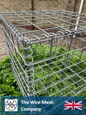 Image of Gabion Basket / Cages Retaining Stone Garden Wall Heavy Duty 4mm wire