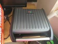 Image of George Foreman Large Grey Steel Grill 25051