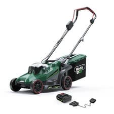 Image of Webb Eco WEV20LM33B4 20V 33cm Cordless Rotary Lawnmower 