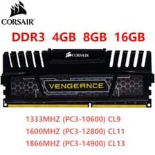 Image of Corsair Vengeance DDR3 4GB 8GB 16GB 1866 1600 1333 Desktop Memory 240Pin DIMM