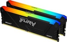 Image of Kingston FURY Beast RGB 16GB (2x8GB) DDR4 3200MT/s Gaming RAM Kit