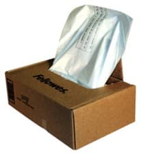 Image of Fellowes 3605801 143 Litre Shredder Bags 50pk