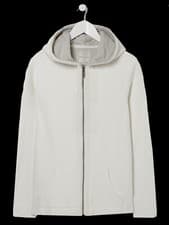 Image of Ladies Fat Face Ivory Hemsby Zip Through Hoodie (Without Drawstring) - RRP £50.0
