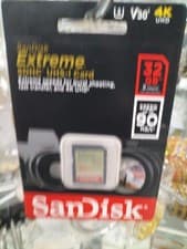 Image of SanDisk Extreme 32 GB SDHC Memory Card up to 90 MB/s, Class 10, U3, V30 4K.