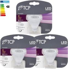 Image of TCP GU10 LED Bulbs - Warm White Energy-Saving Non-Dimmable Spotlight Downlight