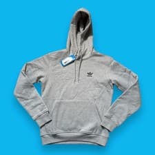 Image of adidas Originals Trefoil Essentials Hoodie in Grey BNWT - IY4920 - Men's XS