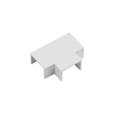 Image of 1 x D-Line 25 x 16mm Trunking Clip-on Equal Tee - White