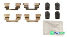Image of TRW DISC BRAKE PAD ACCESSORY KIT PFK662 FOR BMW