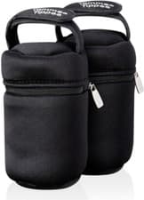 Image of Tommee Tippee Baby Bottle 2 Bags Portable Insulated Travel Milk Drink Warm Case