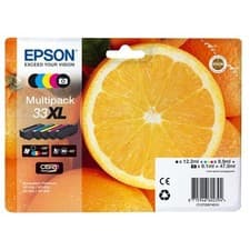 Image of Epson Ink Cartridge Multipack 5-colours 33XL Claria Premium Ink Black